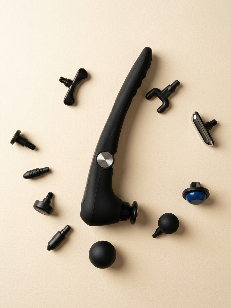 Soothe N' Spin Long-Handle Massage Gun — Launch Bundle