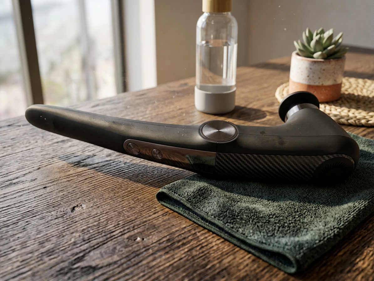 Soothe N' Spin Long-Handle Massage Gun — Launch Bundle